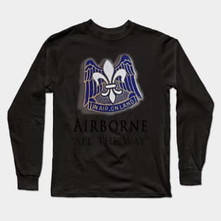 Vintage Army Airborne Pin Long Sleeve T-Shirt